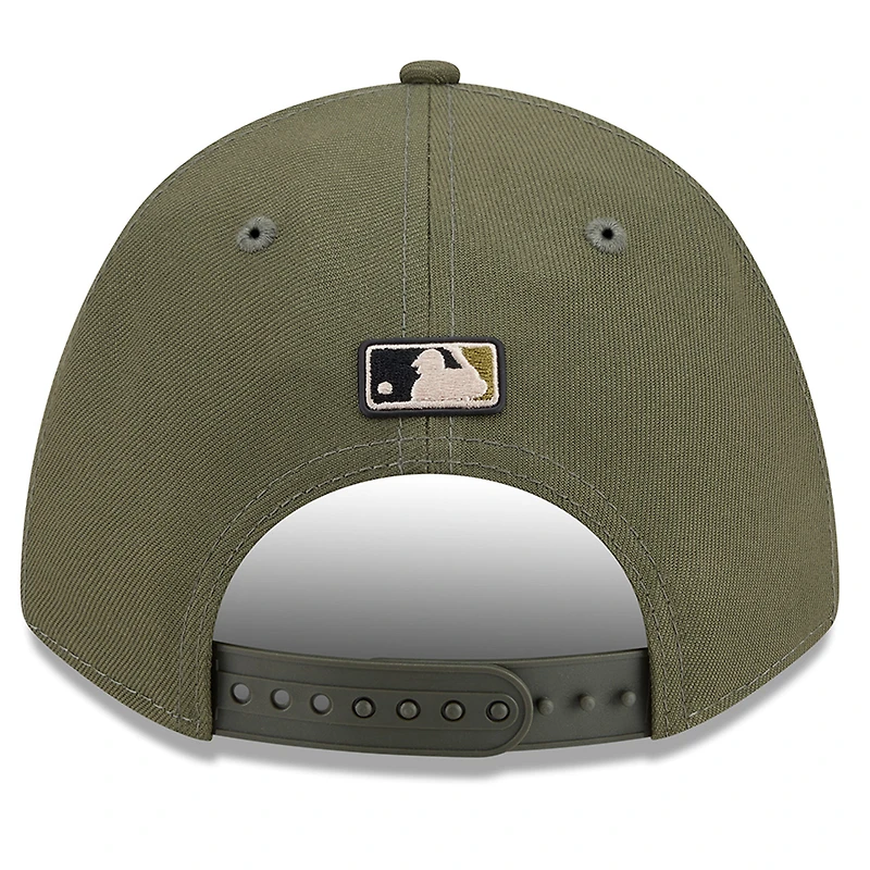 Youth New Era Olive Chicago Cubs 2026 Armed Forces Day 9FORTY M-Crown Adjustable Hat