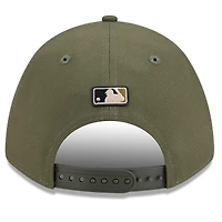 Youth New Era Olive Chicago Cubs 2026 Armed Forces Day 9FORTY M-Crown Adjustable Hat
