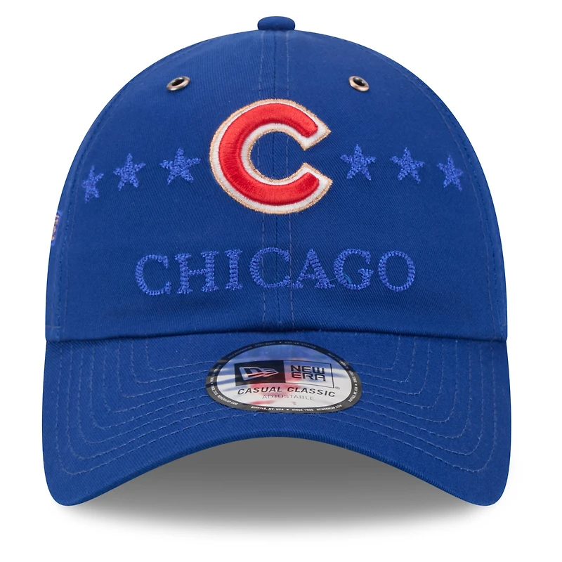 Casquette New Era Royal Chicago Cubs 2026 MLB All-Star Game pour jeunes, style classique et décontractée, ajustable