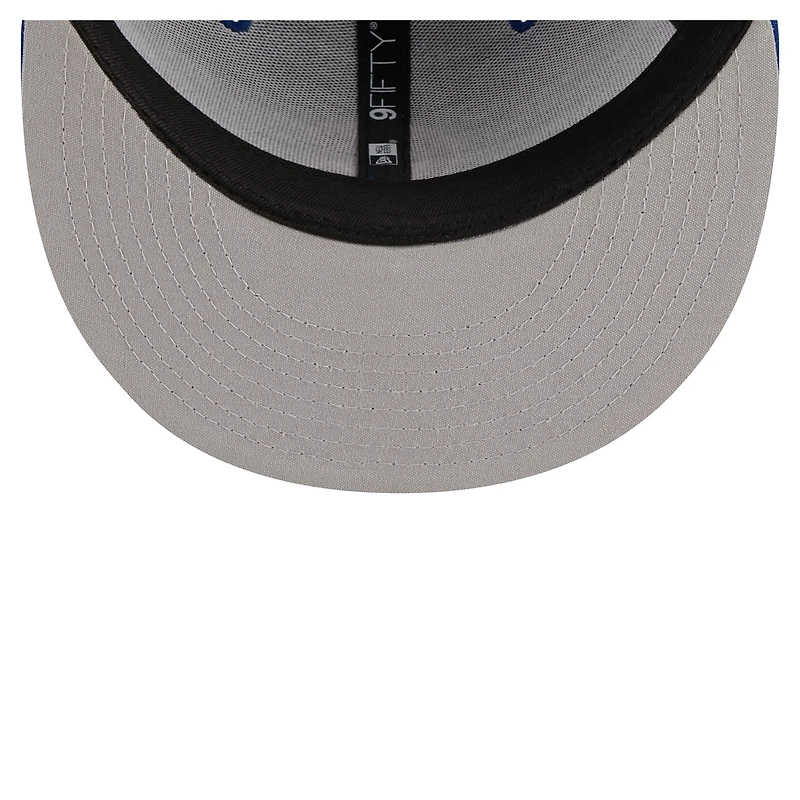 Casquette trucker snapback New Era Royal Chicago Cubs 9FIFTY pour jeunes