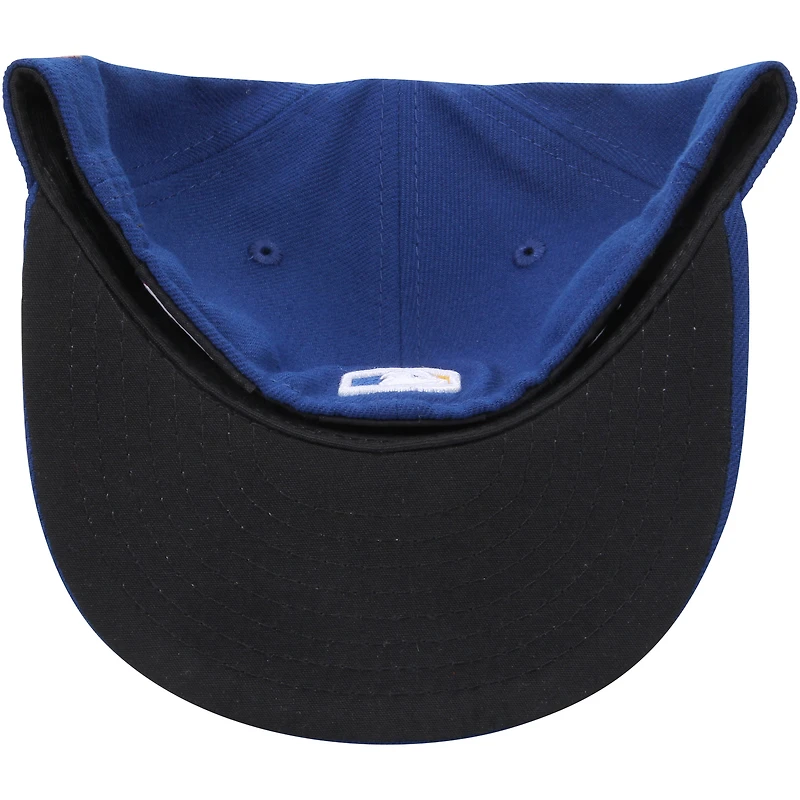 Casquette ajustée New Era Royal Chicago Cubs Authentic Collection On-Field Game 59FIFTY pour jeune
