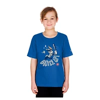 T-shirt New Era Royal Chicago Cubs Looney Tunes pour jeunes