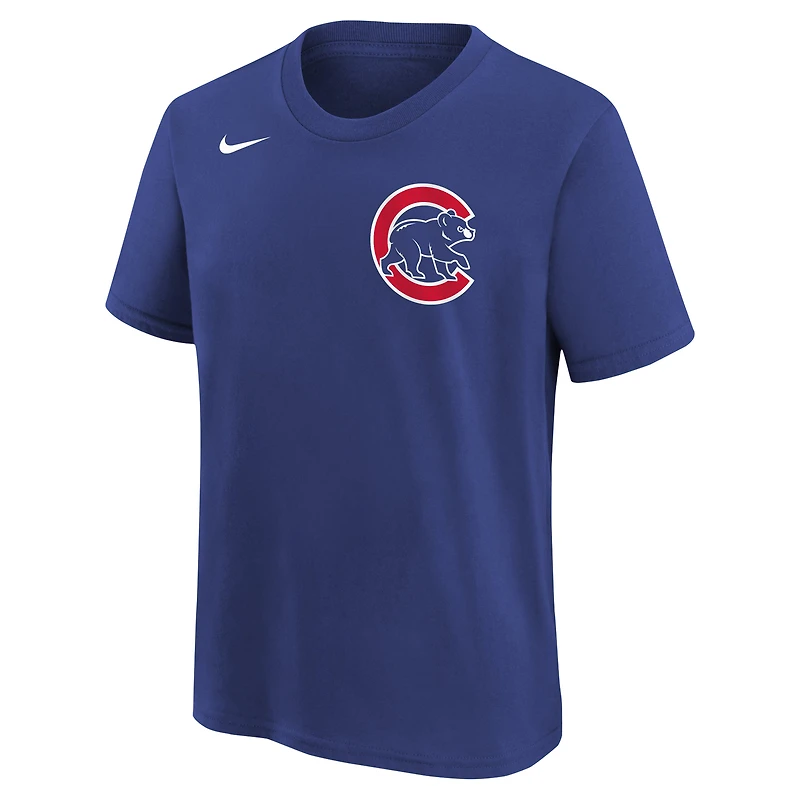 Youth Nike Dansby Swanson Royal Chicago Cubs Home Player Name & Number T-Shirt