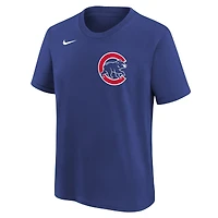 T-shirt Nike pour enfant Dansby Swanson Royal Chicago Cubs, nom et numéro