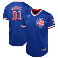 Maillot Nike Greg Maddux Royal pour jeunes des Chicago Cubs, collection limitée Cooperstown