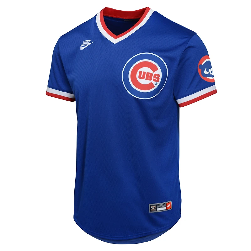 Maillot Nike Greg Maddux Royal pour jeunes des Chicago Cubs, collection limitée Cooperstown