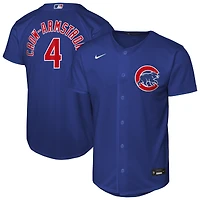 Maillot réplique alternatif Nike Pete Crow-Armstrong Rush Blue des Cubs de Chicago pour jeunes