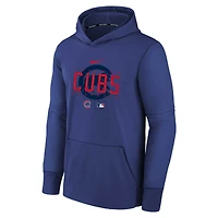 Performance d'avant-match Nike Royal Chicago Cubs Authentic Collection pour jeune - Chandail à capuchon