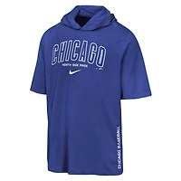 T-shirt à capuche Nike Royal Chicago Cubs Dri-FIT pour jeunes