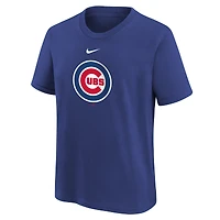 T-shirt Nike Royal Chicago Cubs pour jeunes avec grand logo