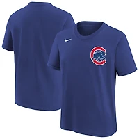 Youth Nike  Royal Chicago Cubs Wordmark T-Shirt