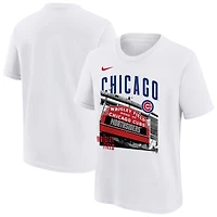 Youth Nike  White Chicago Cubs Hometown Collection T-Shirt