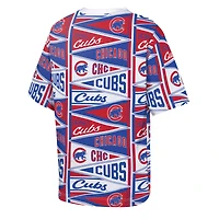 T-shirt Outerstuff rouge Chicago Cubs pour jeunes avec fanions assortis