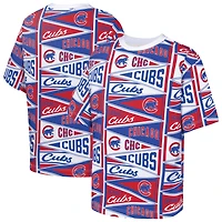 Youth Outerstuff  Red Chicago Cubs All-Over Pennant T-Shirt