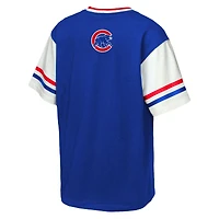 Youth Outerstuff  Royal Chicago Cubs Big League Base Runner Ringer T-Shirt