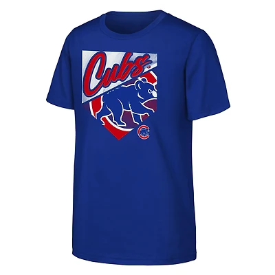 Youth Outerstuff Royal Chicago Cubs Prime Plate T-Shirt