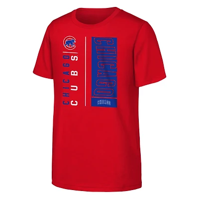 T-shirt rouge pour jeunes des Chicago Cubs The MVP