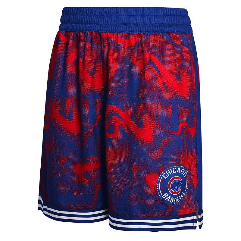 Youth Royal/Red Chicago Cubs Outfielder Shorts