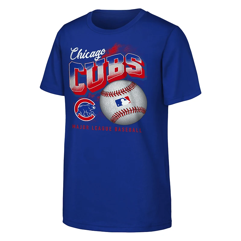 T-shirt pour jeunes des Royal Chicago Cubs Outta Here