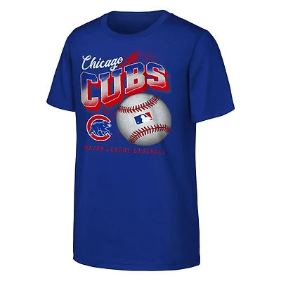 T-shirt pour jeunes des Royal Chicago Cubs Outta Here