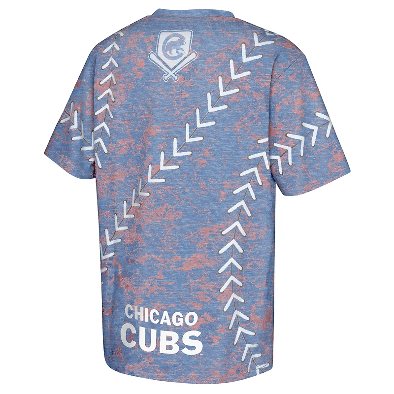 T-shirt jeunesse Royal Chicago Cubs Slide Score Bold
