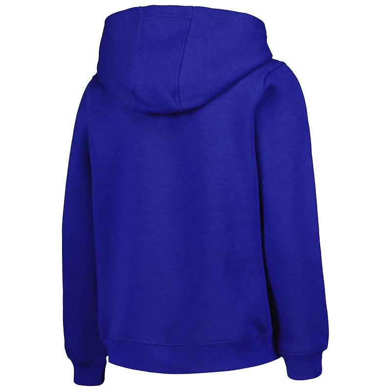 Youth Royal Chicago Cubs Team Primary Logo Pullover Hoodie