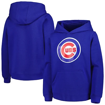 Sweat à capuche pour jeunes avec logo principal de l'équipe des Cubs Chicago Royal