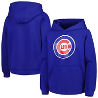 Sweat à capuche pour jeunes avec logo principal de l'équipe des Cubs Chicago Royal