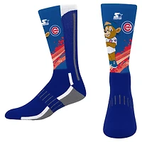 Youth Starter Royal Chicago Cubs Phenom Mascot Color Splash Crew Socks