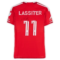 Ariel Lassiter Chicago Fire Autographed Match-Used #11 Red adidas Jersey from the 2024 MLS Season - Size S