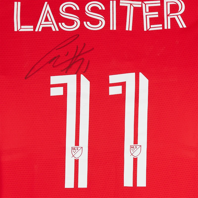 Ariel Lassiter Chicago Fire Autographed Match-Used #11 Red adidas Jersey from the 2024 MLS Season - Size S