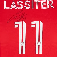 Ariel Lassiter Chicago Fire Autographed Match-Used #11 Red adidas Jersey from the 2024 MLS Season - Size S