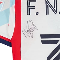 Federico Navarro Chicago Fire Autographed Match-Used #31 White adidas Jersey from the 2024 MLS Season - Size S