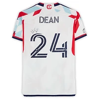Jonathan Dean Chicago Fire Autographed Match-Used #24 adidas Jersey from the 2024 MLS Season