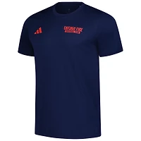 T-shirt cache-cœur adidas bleu marine Chicago Fire AEROREADY Local pour homme