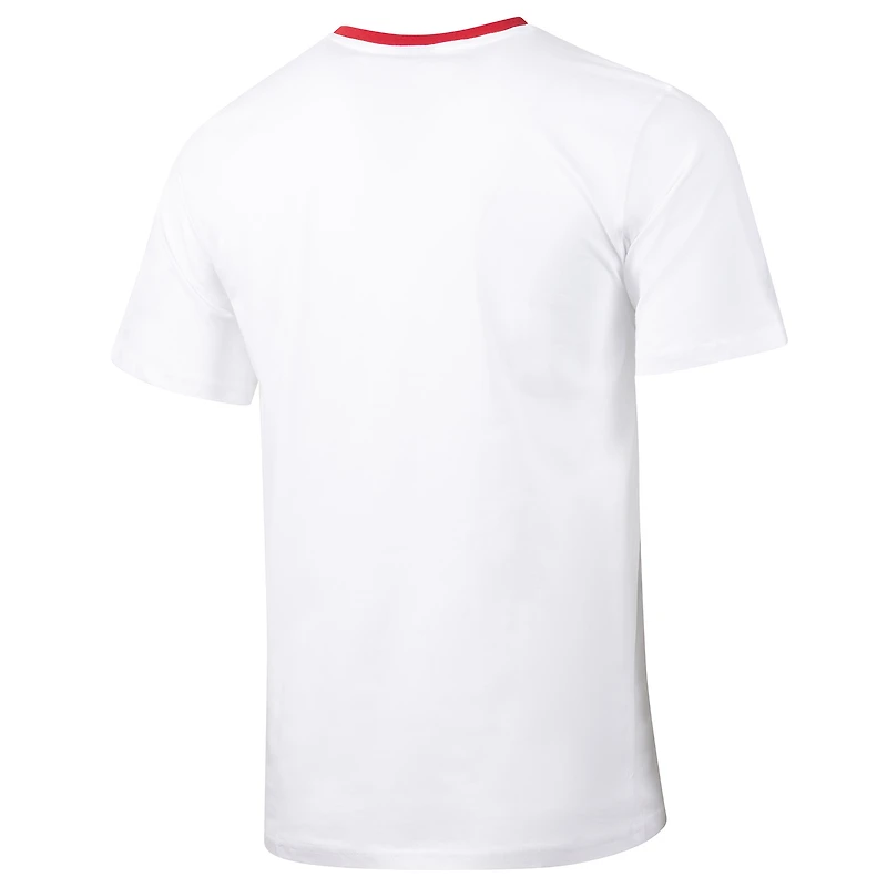 T-shirt décontracté pour homme avec motif sportif et logo des Chicago Fire Game Day blanc en Suède
