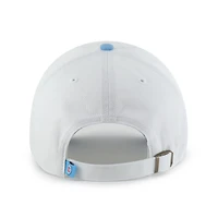 Men's '47  White/Light Blue Chicago Fire Two-Tone Clean Up Adjustable Hat