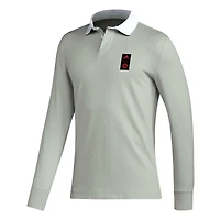 Polo à manches longues adidas 2023 Player gris Chicago Fire Travel pour hommes