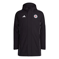 Men's adidas Black Chicago Fire Tiro 24 Full-Zip Hoodie Winter Parka