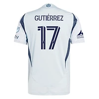 Men's adidas Brian Gutierrez Light Blue Chicago Fire 2025 The Municipal Kit Authentic Player Jersey