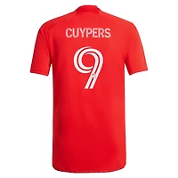 Men's adidas Hugo Cuypers Red Chicago Fire 2024 Return To Replica Player Jersey