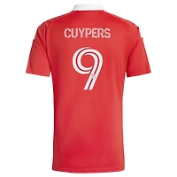 Men's adidas Hugo Cuypers Red Chicago Fire 2026 Forever Replica Jersey