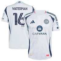 Men's adidas Joel Waterman Light Blue Chicago Fire 2025 The Municipal Kit On-Field Authentic Jersey