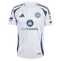 Men's adidas Jonathan Bamba Light Blue Chicago Fire 2025 The Municipal Kit Authentic Player Jersey