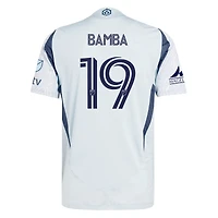 Men's adidas Jonathan Bamba Light Blue Chicago Fire 2025 The Municipal Kit Authentic Player Jersey