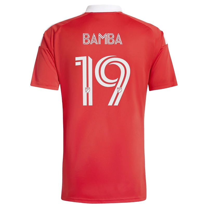 Men's adidas Jonathan Bamba Red Chicago Fire 2026 Forever Replica Jersey