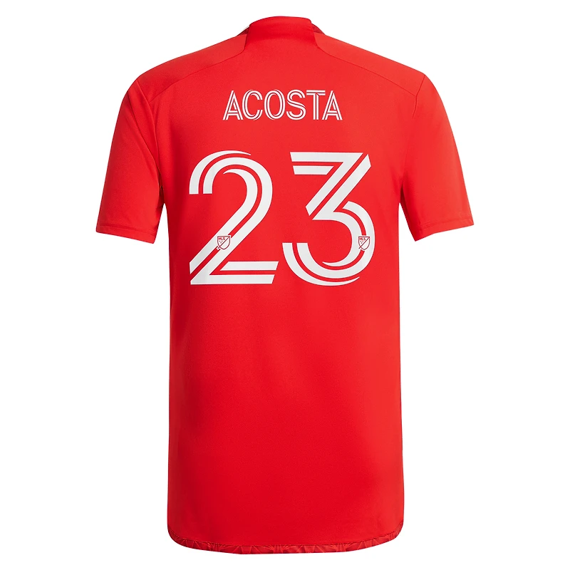 Men's adidas Kellyn Acosta Red Chicago Fire 2024 Return To Replica Player Jersey