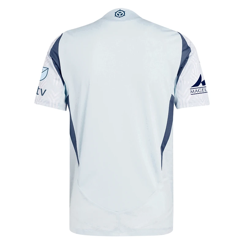 Maillot authentique The Municipal Kit Chicago Fire 2025 bleu clair adidas pour homme