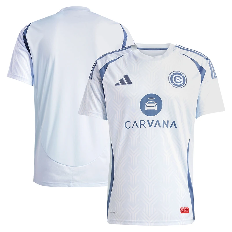 Men's adidas Light Blue Chicago Fire 2025 The Municipal Kit Replica Jersey