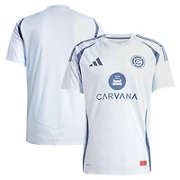 Men's adidas Light Blue Chicago Fire 2025 The Municipal Kit Replica Jersey